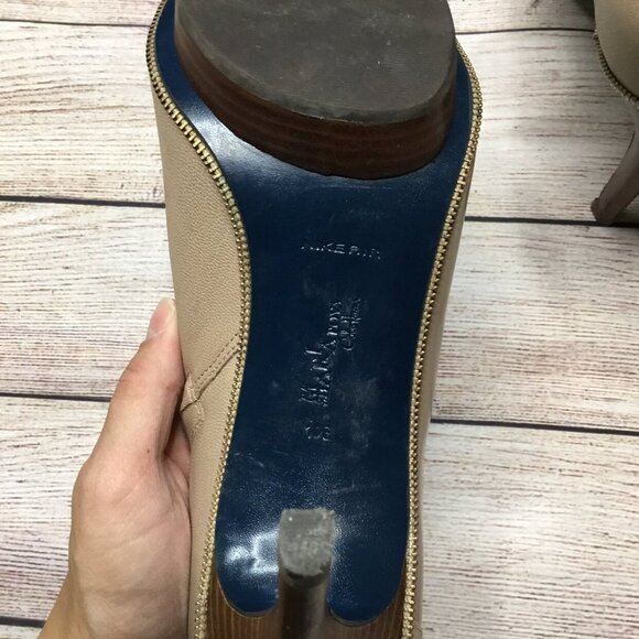 Women’s Maria Sharapova Beige Bootie sz 10 - Picture 5 of 7